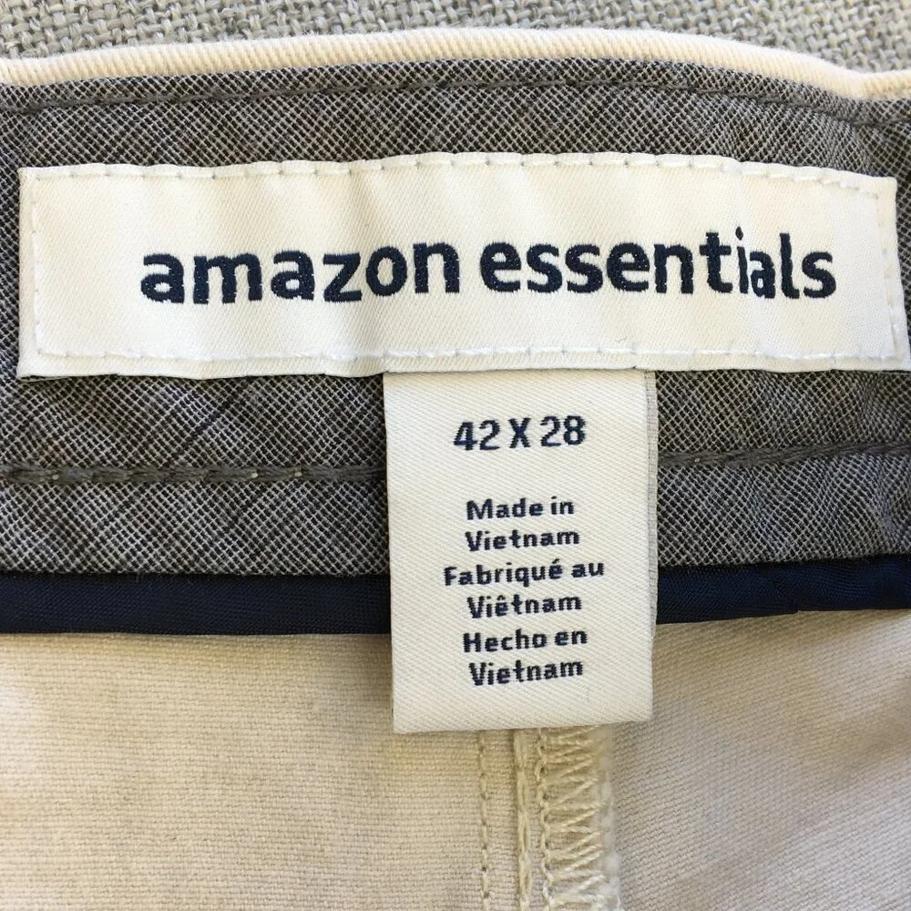 Eddie Bauer/Amazon Essentials Mens Dress Pants Bundle Size 42x28 EXCELLENT